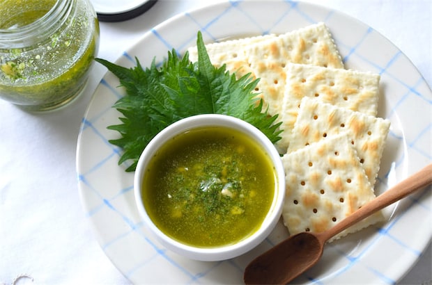 【青じそ消費に困ったので】22枚使って「大葉ジェノベーゼ」作ってみた！くるみと粉チーズでコク深爽やか♪