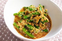 ゴマ70g入りの衝撃♡「いんげんのゴマじょうゆがけ」作ろう！深いコク…からのプチプチ食感が尊い【農家直伝】