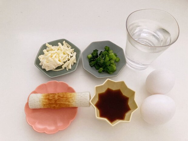 ちくわ茶碗蒸しの材料