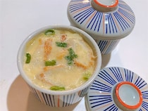 【安価なちくわで茶碗蒸し作ろう】蒸し器不要で驚きのぷるぷる♡ちくわの旨味とチーズのコクが堪らん♪