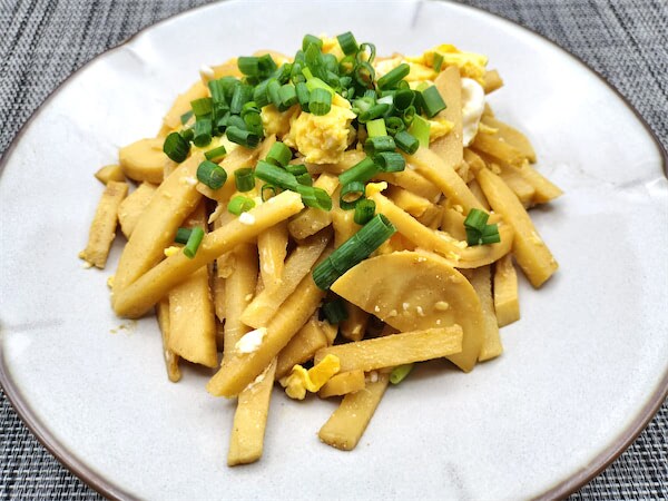 【リュウジの副菜】この組み合わせは思いつかない…！たけのこと玉子で「たけ玉」作ろう！食感おもろ～♪