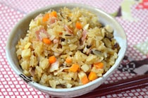 【農家直伝】蒸し器不要！炊飯器でモッチモチな「簡単ちまき風」作ってみた！確かにあの葉っぱの中身だ♪