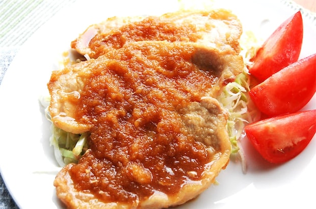 【豚しょうが焼きも「つゆだく」で】おろし玉ねぎと出汁で旨味ダクダク♪極上定食作ってみた!もう飲めるぞ!!