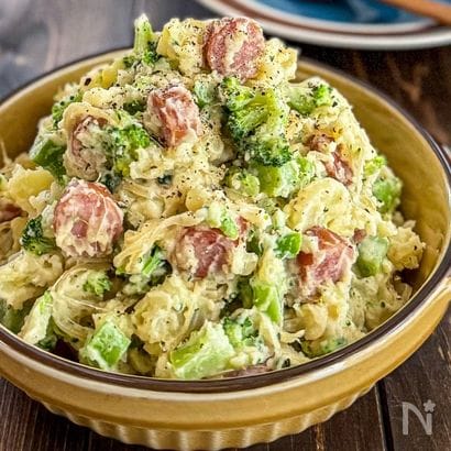 ブロッコリーとウインナー《トロトロ♡ポテサラ》