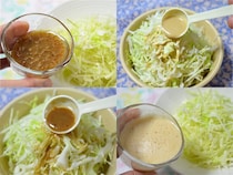 【キャベツ1玉、秒で消える】混ぜるだけで出来る「ちょい辛ドレッシング2種」でキャベツ無限ループしてみた！