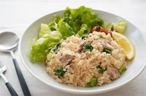 【サバ缶アレンジ】サバ水煮がエスニックに!?「レモンの炊き込みご飯」作ってみた！酸味がイイネ♪【農家直伝】