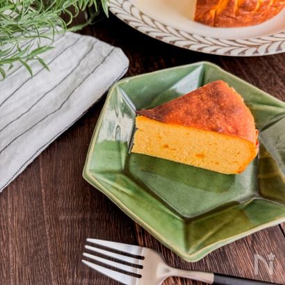 オーブンまで10分！たんぱくリッチの【かぼちゃチーズケーキ】