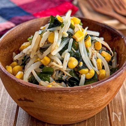 味噌ラーメン風《もやし♡にんにく味噌サラダ》