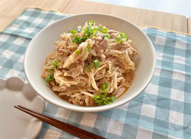 【腸活できちゃう中華】えのき×しらたきで「麻婆春雨」作ってみた！軽やかだけどしっかりコク深マーボーよ♡