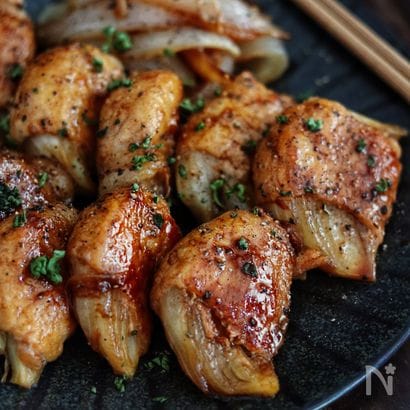 新玉ねぎが甘くて美味しい！【新玉ねぎの甘酢肉巻き】