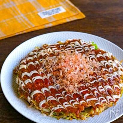フライパンで完結！春キャベツたっぷりお好み風豚ひき肉焼き