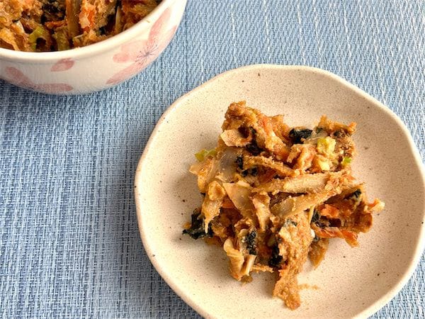 【お湯を注げばみそ汁に】戦時中のご飯のお供「カルシウム八目みそ」を作ってみた!8種具材の旨味凝縮♪