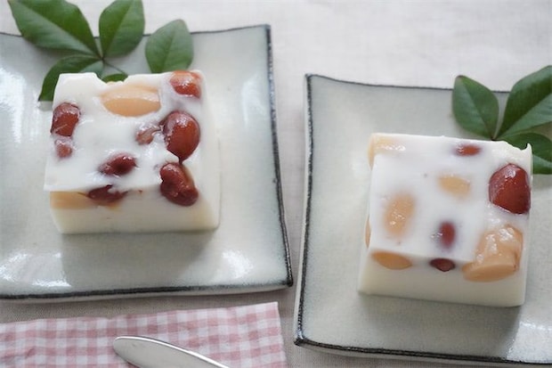 【市販の煮豆ですぐ作れる】ミルキーでリッチな「豆入りミルクかん」作ってみた!ヘルシーさも◎【農家直伝】