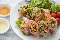 【シャキシャキ特化】ニラともやしで「食感やみつき生春巻き」作ってみた！生ハムで旨味マシマシ♪【農家直伝】