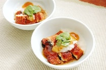 【口内炎でもスルスル食べれる】お手軽スタミナ食「ウナギのとろろ蒸し」作ってみた！甘ダレにとろろが絡む〜♡