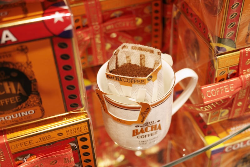 Bacha Coffeeのコーヒーの試香