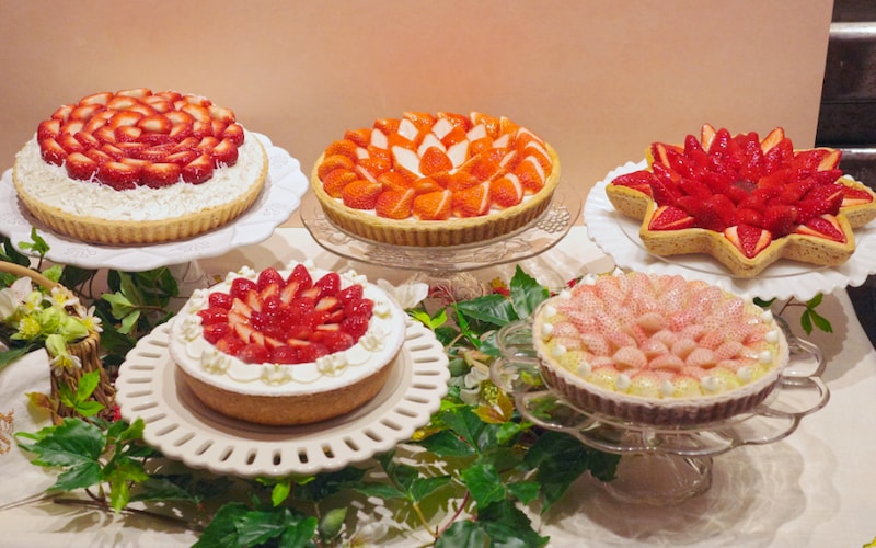 2026 VERY STRAWBERRYで販売するイチゴタルト