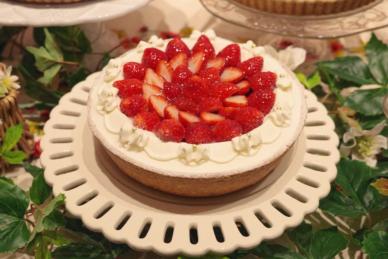 イチゴミルクのタルト