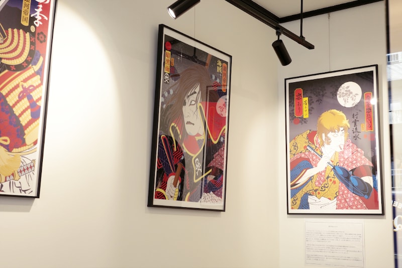 Maison Zack Japanの店内に飾られているNEO日本画