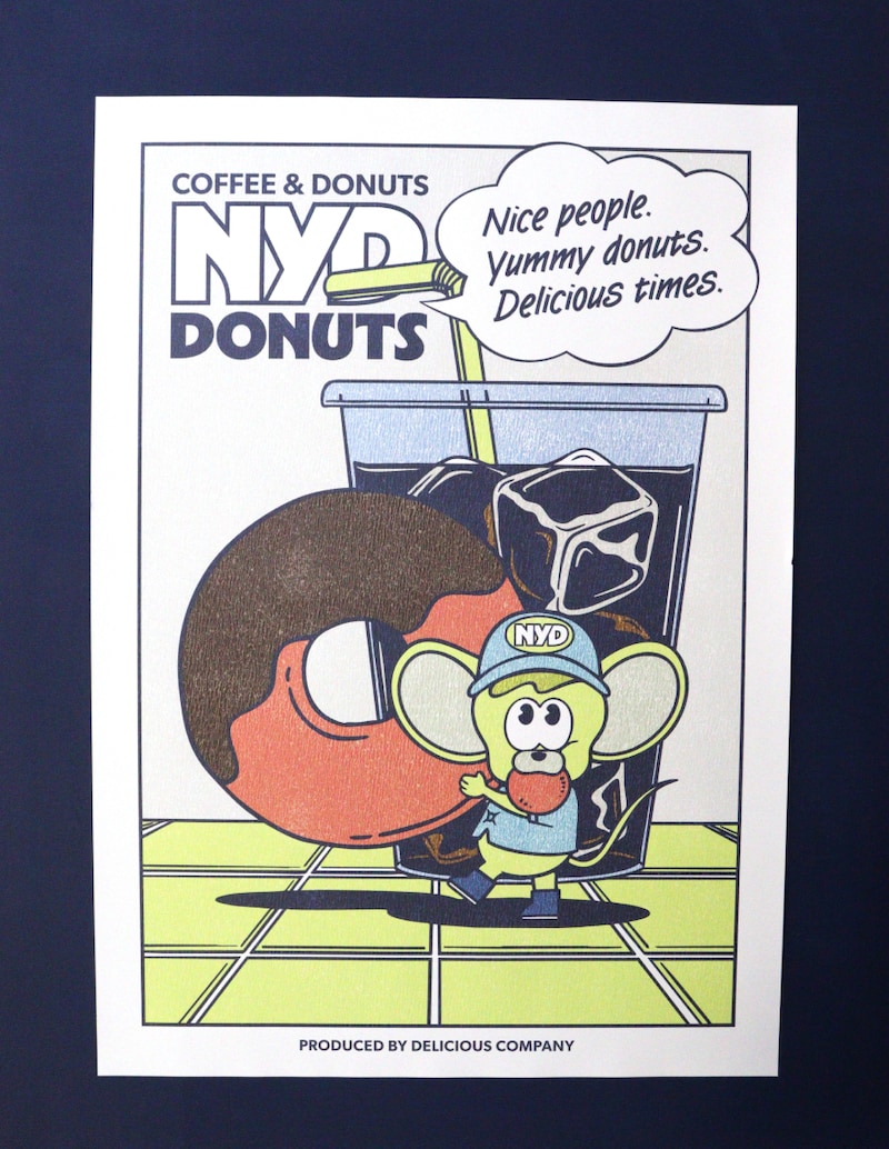 NYD DONUTSのポスター
