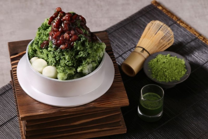 【黒十（横浜・新宿）】釜飯屋だからこそ釜で提供！　香り高い宇治抹茶と小豆が織りなす、和の王道かき氷