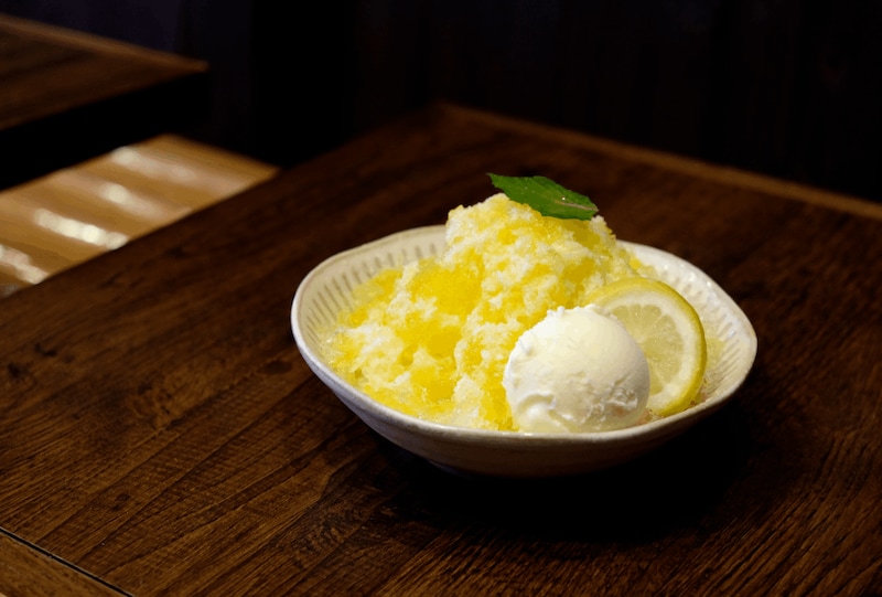 【新作】レモンみるくクリームかき氷　1,300円（税込）