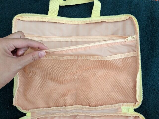 圧縮バッグメッシュ部分