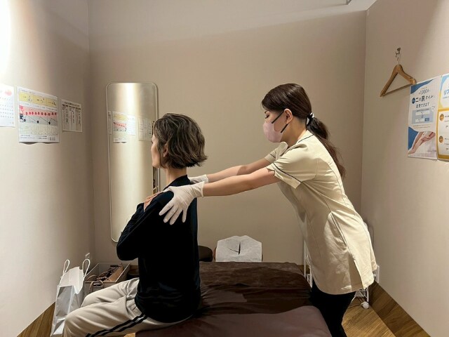 施術中の様子