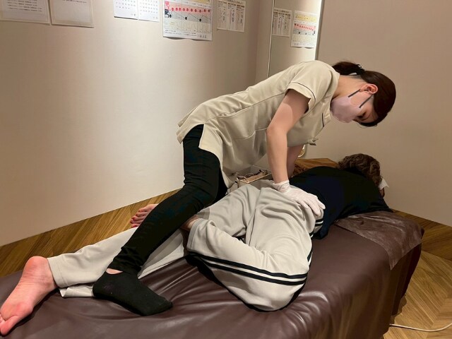 施術中の様子