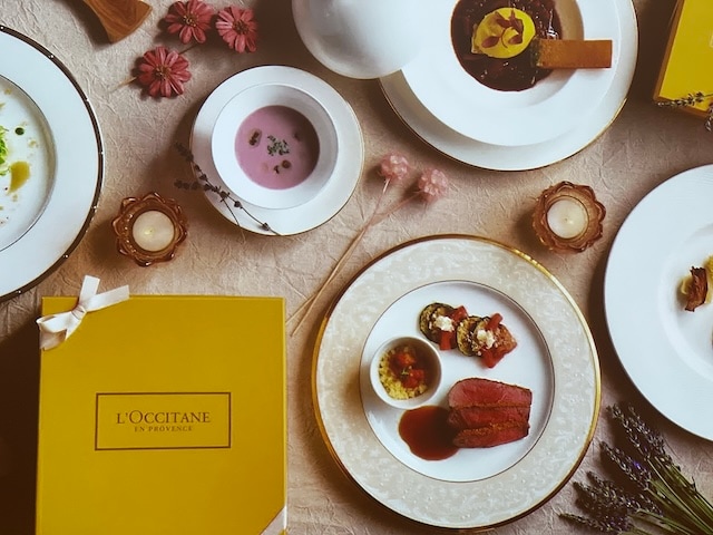 L’OCCITANE×ホテル椿山荘東京。この秋だけの“香りと味覚”絶品フレグランスディナー&スイーツ開催中!
