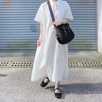 シャツワンピを使ったコーデ 40代におすすめの大人コーデ