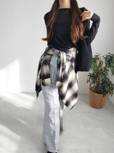 フランネルチェックシャツ