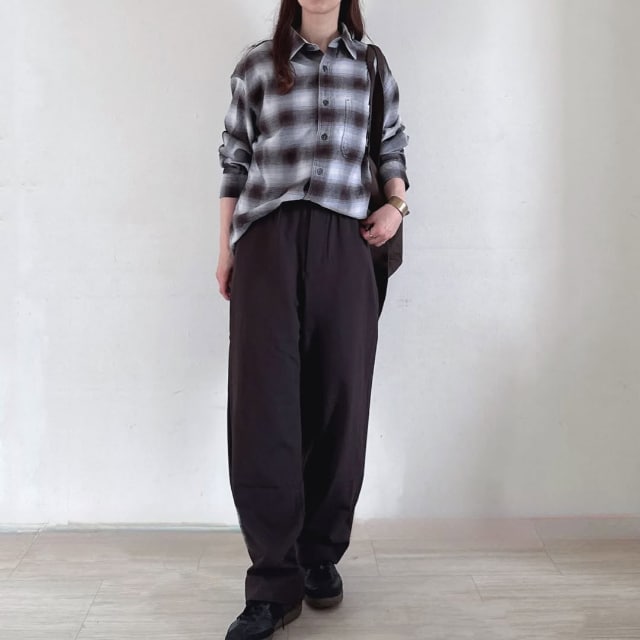 フランネルチェックシャツ