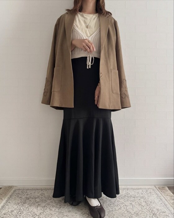 【しまむら】これは即買い♡刺繍が可愛すぎる「高見えジャケット」