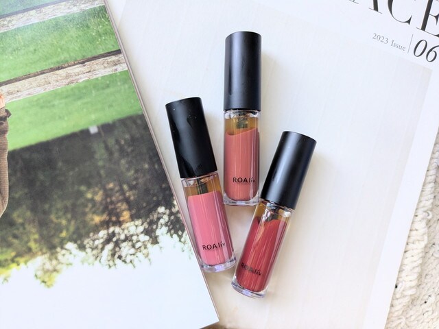 ROAlív ハニーラスター：リップカラー3色のボトル集合