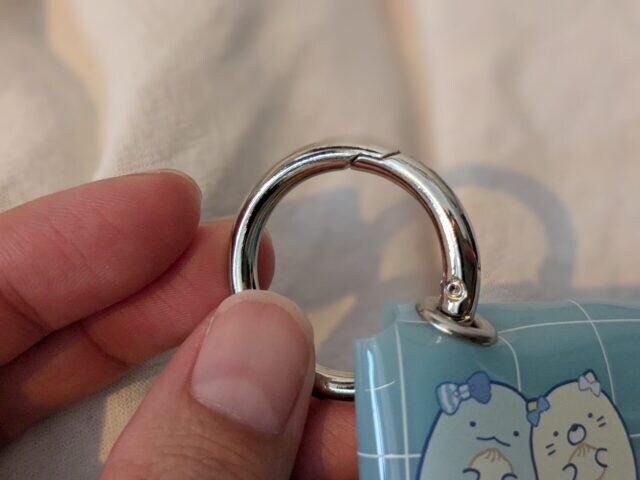 クリアポーチカラビナ