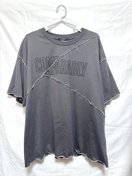 Avail「メロー切替ロゴTシャツ」