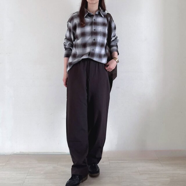 フランネルチェックシャツ