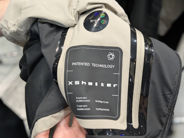 エックスシェルター(R)断熱βプレミアム超透湿防水防寒ジャケット