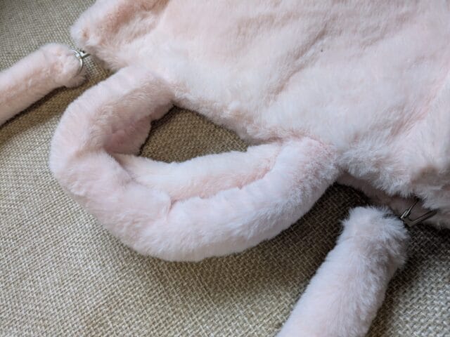 ファーバッグ持ち手