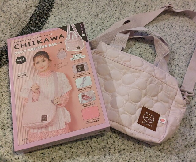 ちいかわ2WAYQUILTING BAGちいかわ