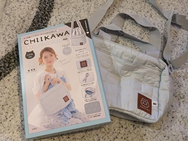 ちいかわ2WAYQUILTING BAGハチワレ