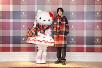 塩野瑛久さんがハローキティに胸キュン♡BLUE LABEL・BLACK LABEL期間限定イベント「CB CHECK MARKET」開催