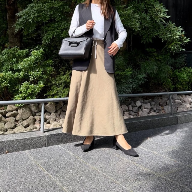 UNIQLO「ソフトリブクルーネックT/長袖」