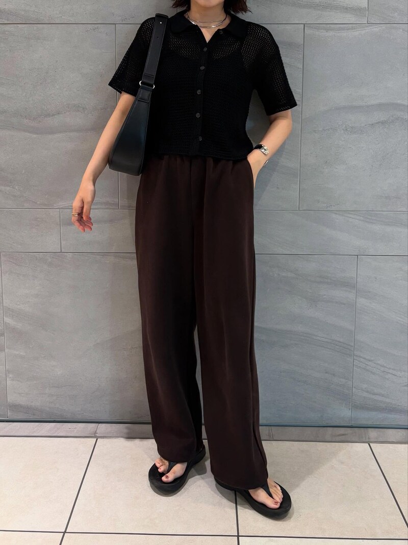 990円に値下げ!来年用に買って損なしGUの透かし編みニットシャツ