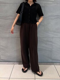 990円に値下げ！来年用に買って損なしGUの透かし編みニットシャツ