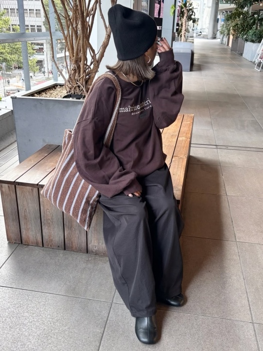 しまむら「英字トレーナー」