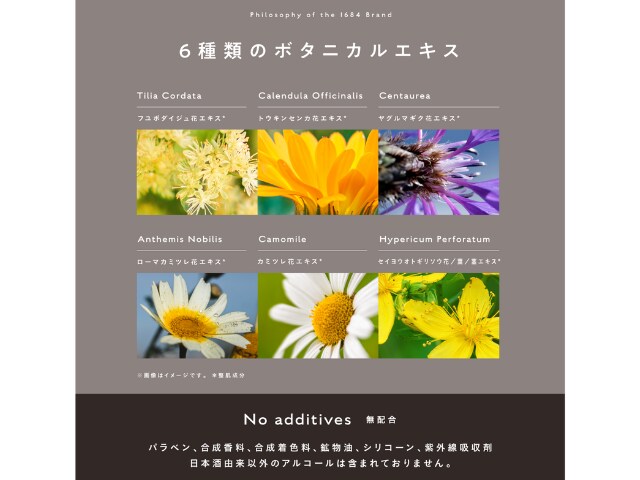 6種類のボタニカルエキス