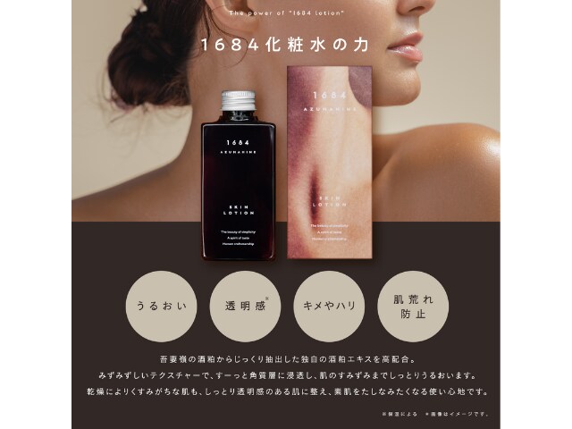 1684化粧水の力