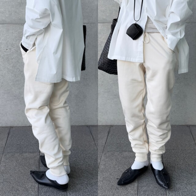 ヒートテックボアスウェットパンツを着たコーデ